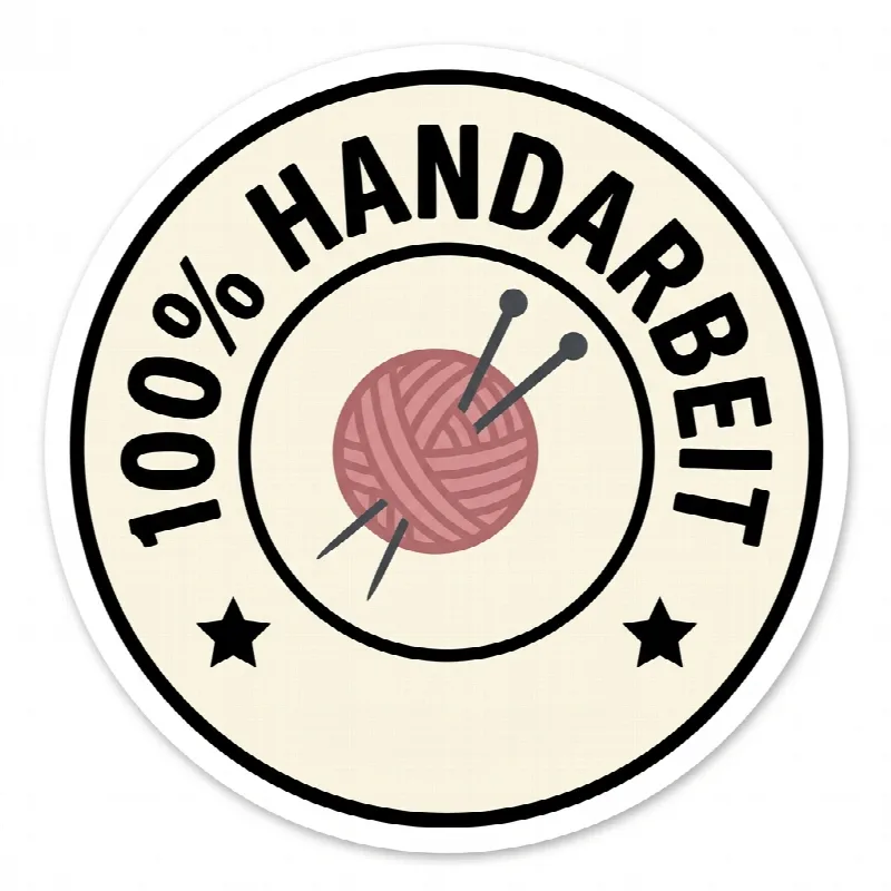100% Handarbeit – Siegel