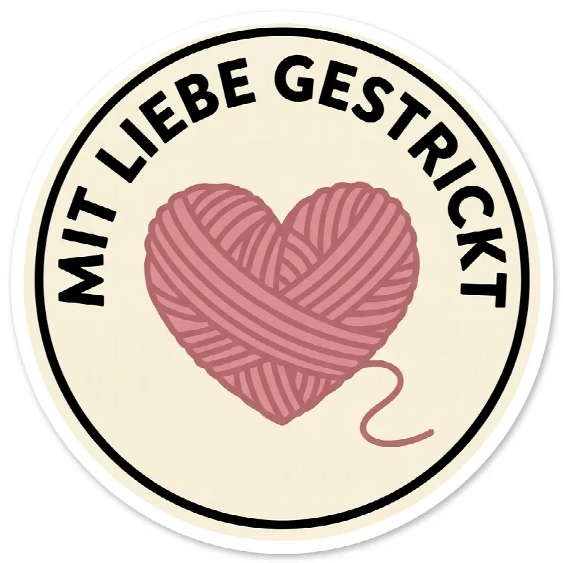 Mit Liebe gestrickt – Siegel